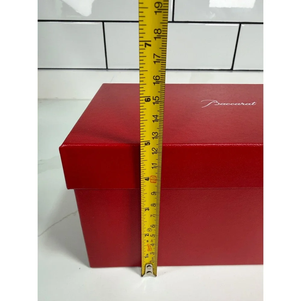 Baccarat Red Empty Gift Presentation Storage Box 10